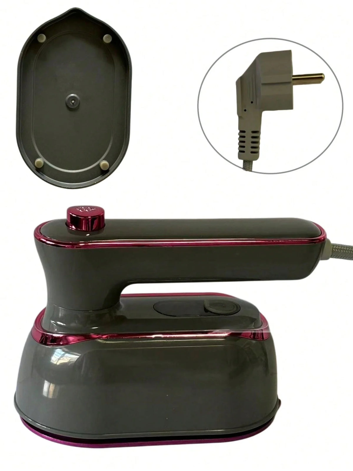 Vaporizador de ropa portátil 1000 W con mango giratorio 180°